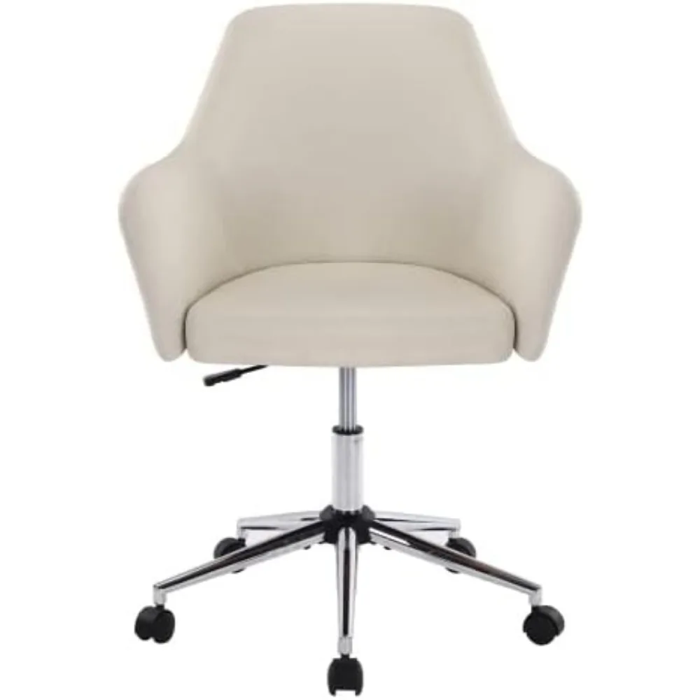 Silla de oficina ergonómica, silla de oficina en casa con ruedas, giratoria y ajustable