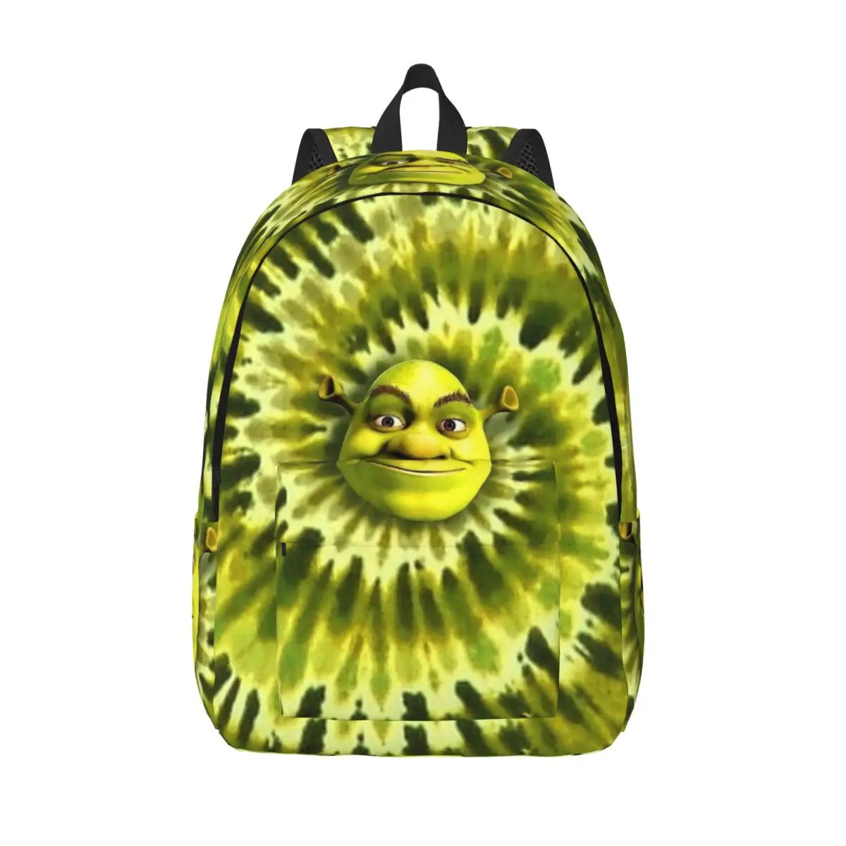 

Рюкзак Shreks Tie Dye для дошкольников, детского сада, школьников, книжная сумка для мальчиков и девочек, детский холщовый рюкзак, уличный рюкзак