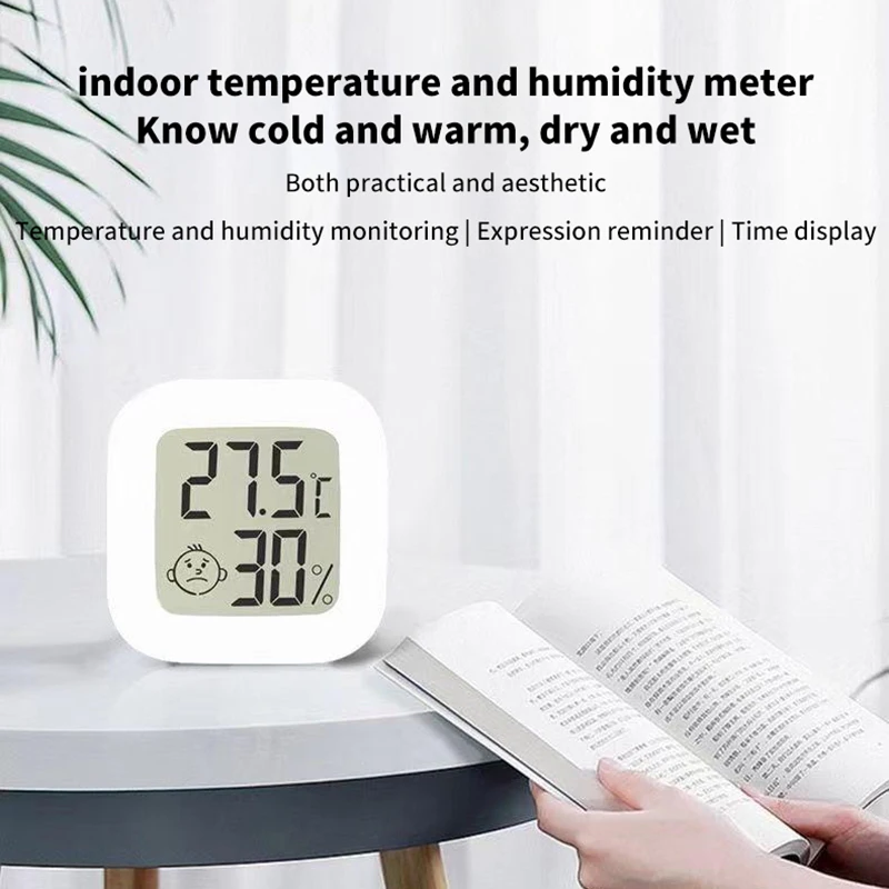 

LCD Digital Thermometer Hygrometer Indoor Room Electronic Temperature Humidity Meter Sensor Gauge Weather Station For Home