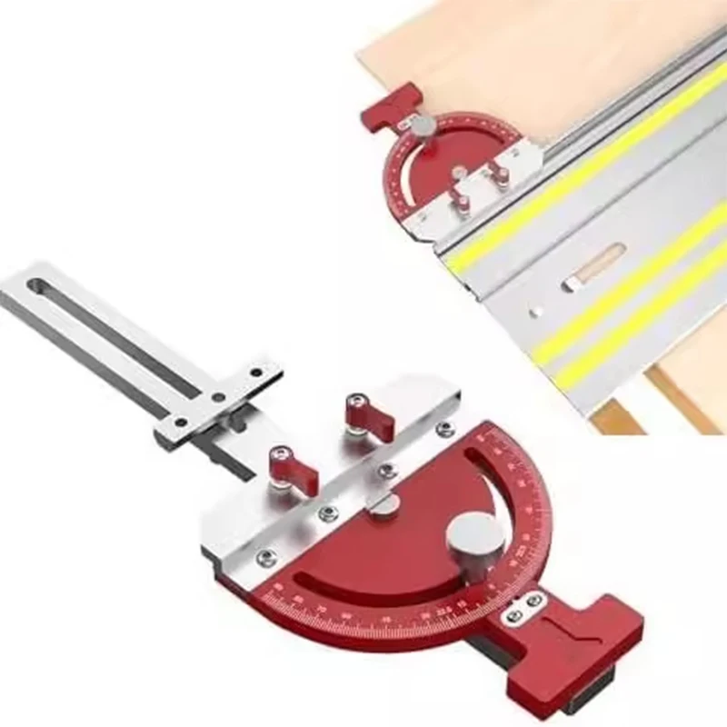 Woodworking guide rail angle plate electric circular saw slide engraving machine open plate auxiliary rail suitable for Festool - view 4