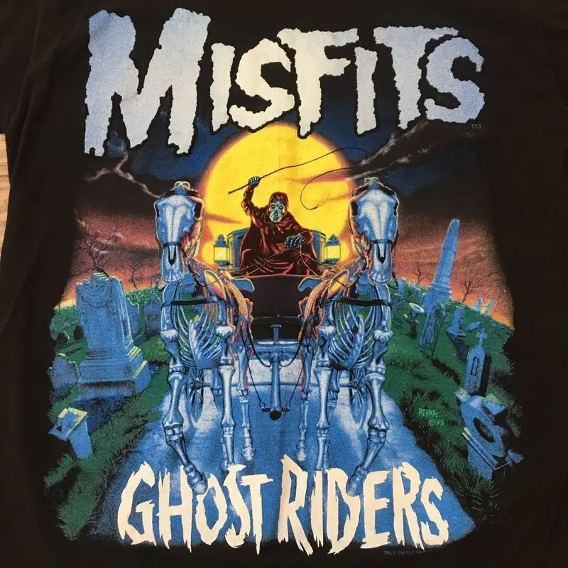 

Misfits Shirt, Misfits Ghost Rider Black T-shirt Unisex S-5XL VM7503