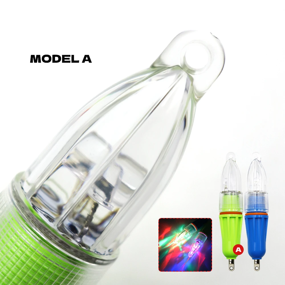 ZYZHE 1/2 Stück Angelköder-Licht 13cm/5,12 Zoll LED Superhelles Tiefsee-Bootsangelzubehör Fischlocklampe – Detail 8