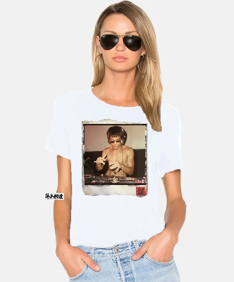 ularop カンフー ブルース ドージェット オルトスヴェ コットン ティルト レディース ファイオン カジュアル オルト スヴェ ティー 快適なコットン トップ