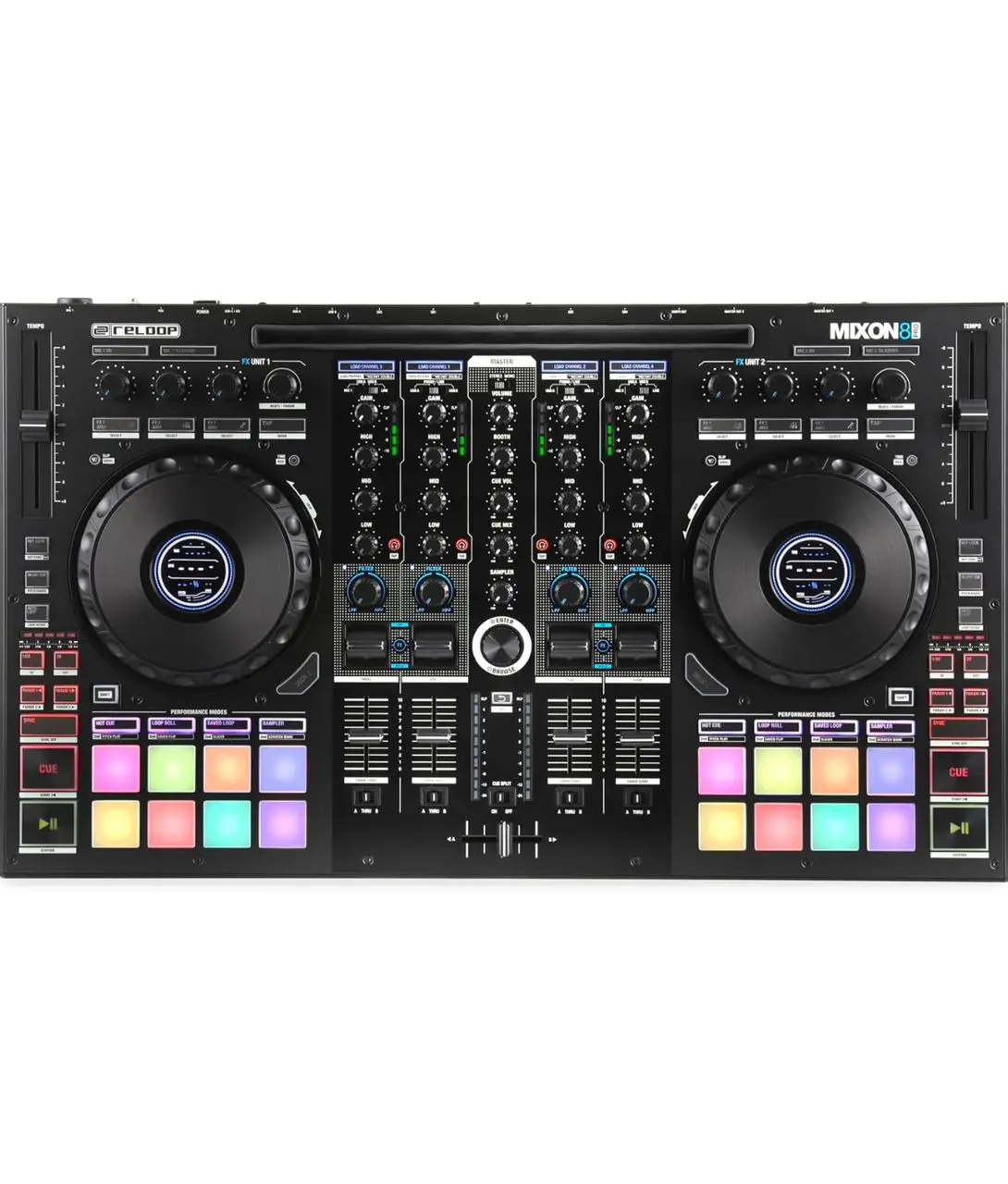 НОВЫЙ 2-канальный rekordbox Pioneer DJ DDJ-REV7 и контроллер Serato DJ Pro с моторизованным Jog Wheel