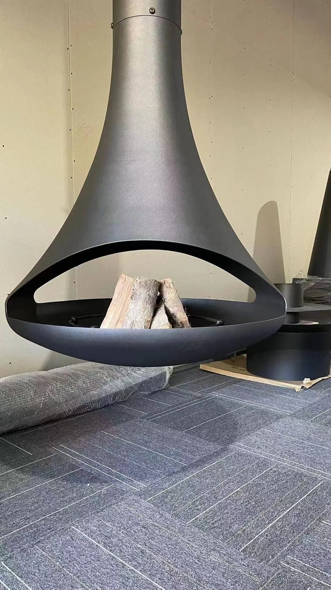 

Деревянный подвесной камин с дистанционным управлением, отдельно стоящий для использования в помещении и на открытом воздухе, электрические камины с водяным паливанием, квартир