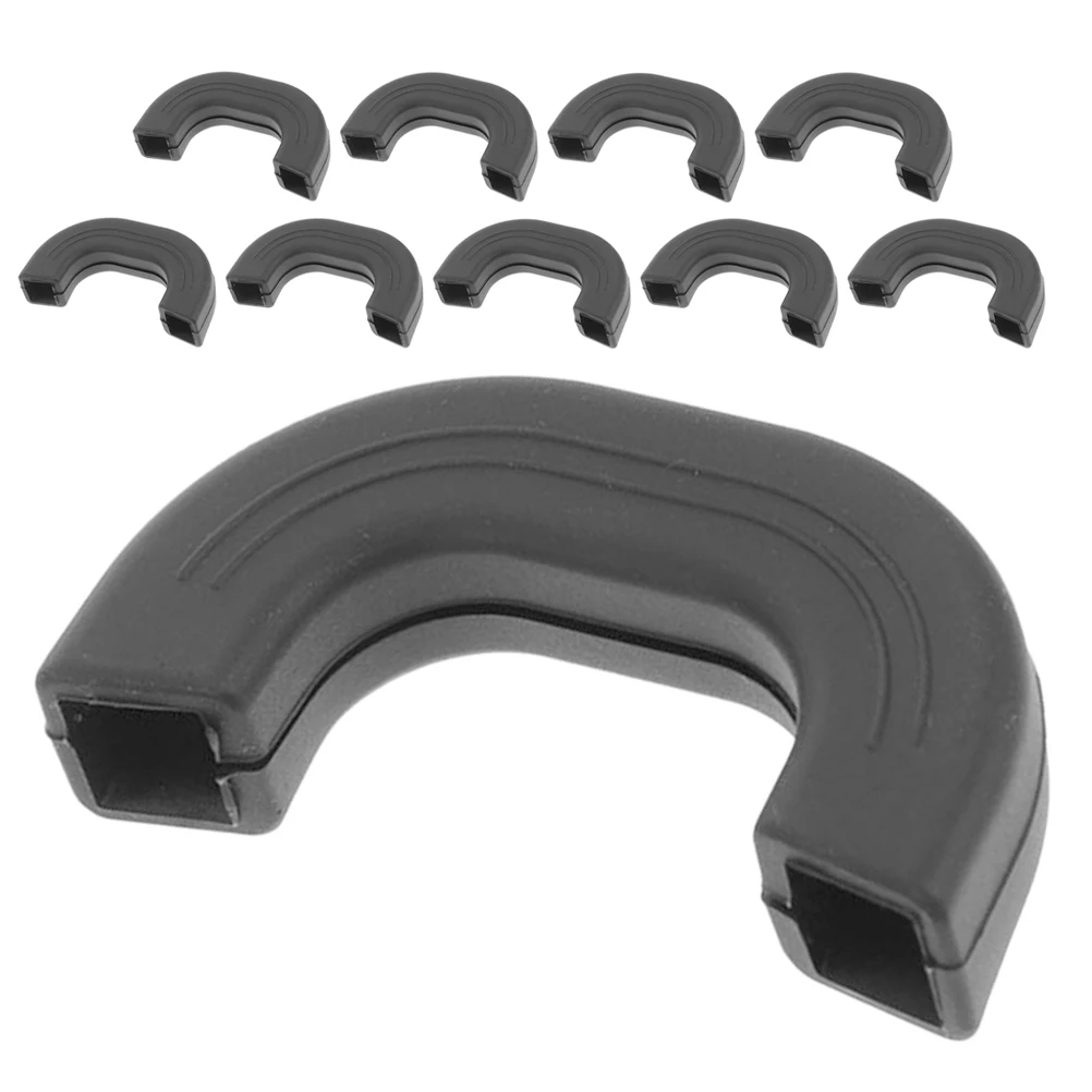 

5 Pairs Pot Handle Cover Anti-scalding Heat-resistant Silicone Holders for Kitchen Pan Grips Easy Clean Long-lasting