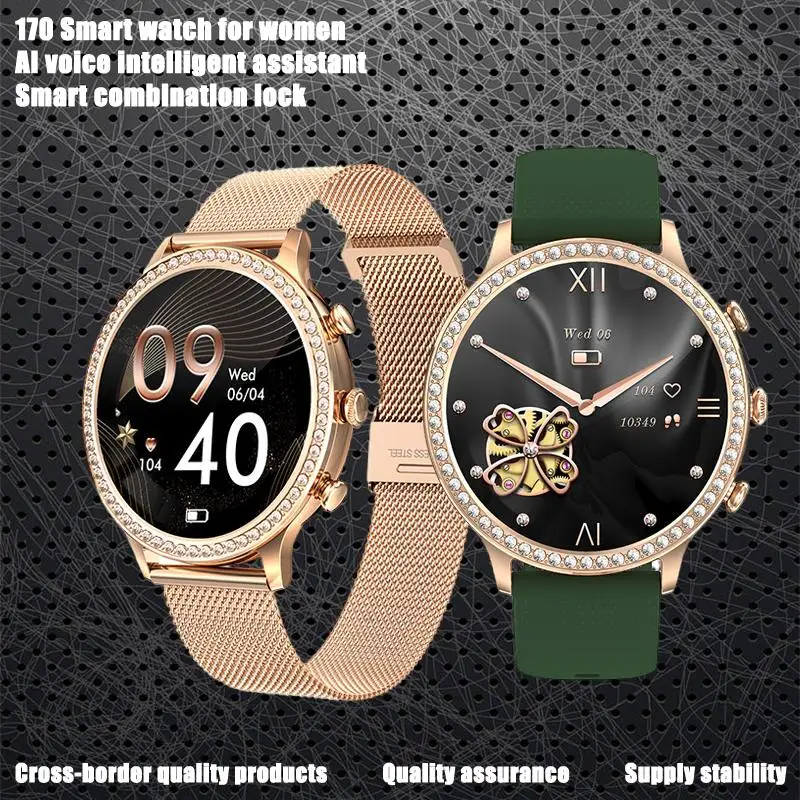 

I70 Women's Smart Watch with Bluetooth Calling and Heart Rate Monitor - Stay Connected and Track Your Health EffortlesslyUpgrad