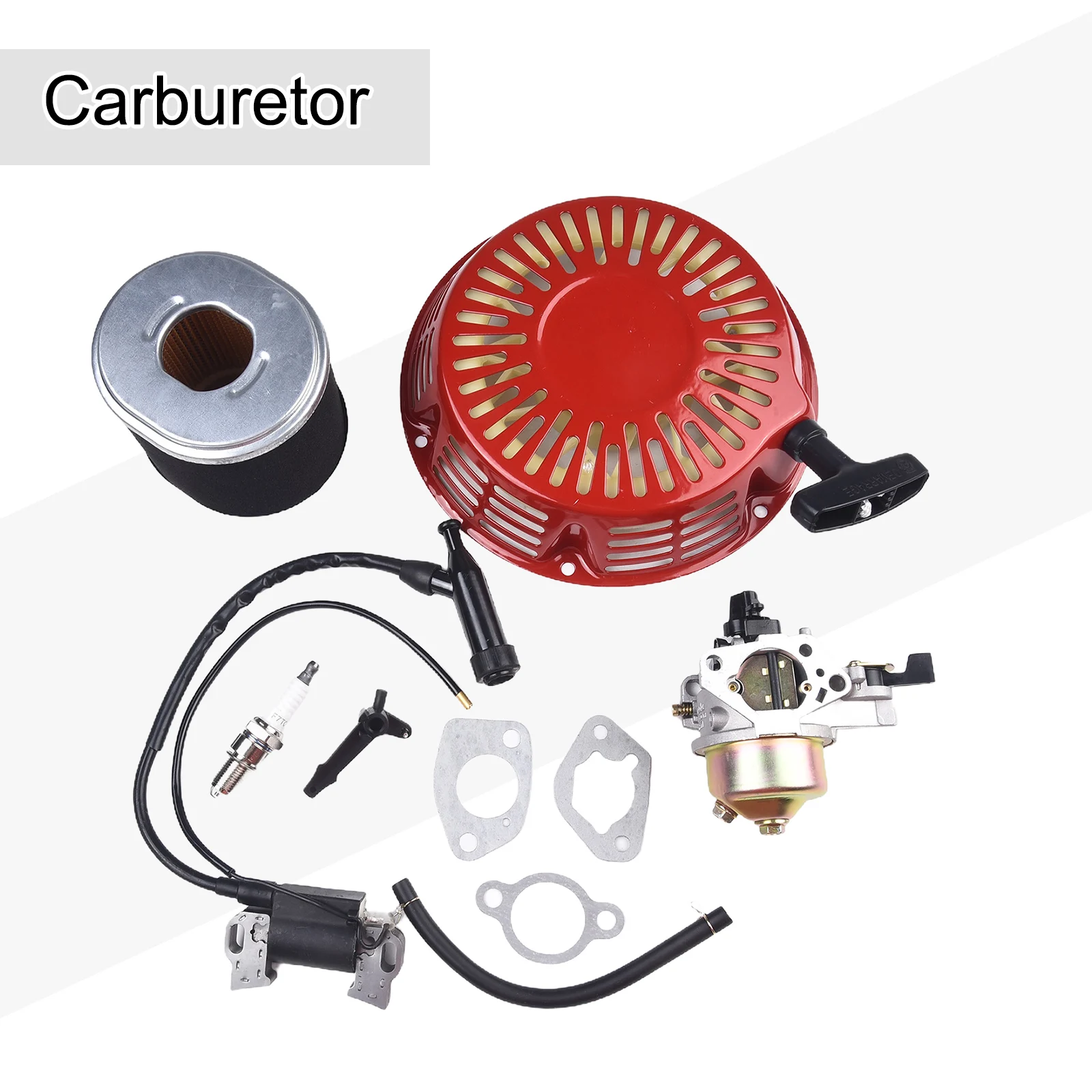 

Recoil Starter Carburetor and For Ignition Coil Service Kit for Honda For GX340 For GX390 Generator and Pressure Washer