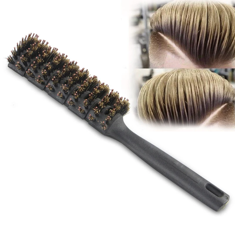 Anti Static Soft Boar Bristles Comb Quick Dry Brush Professional Salon Brush for Men & Woman