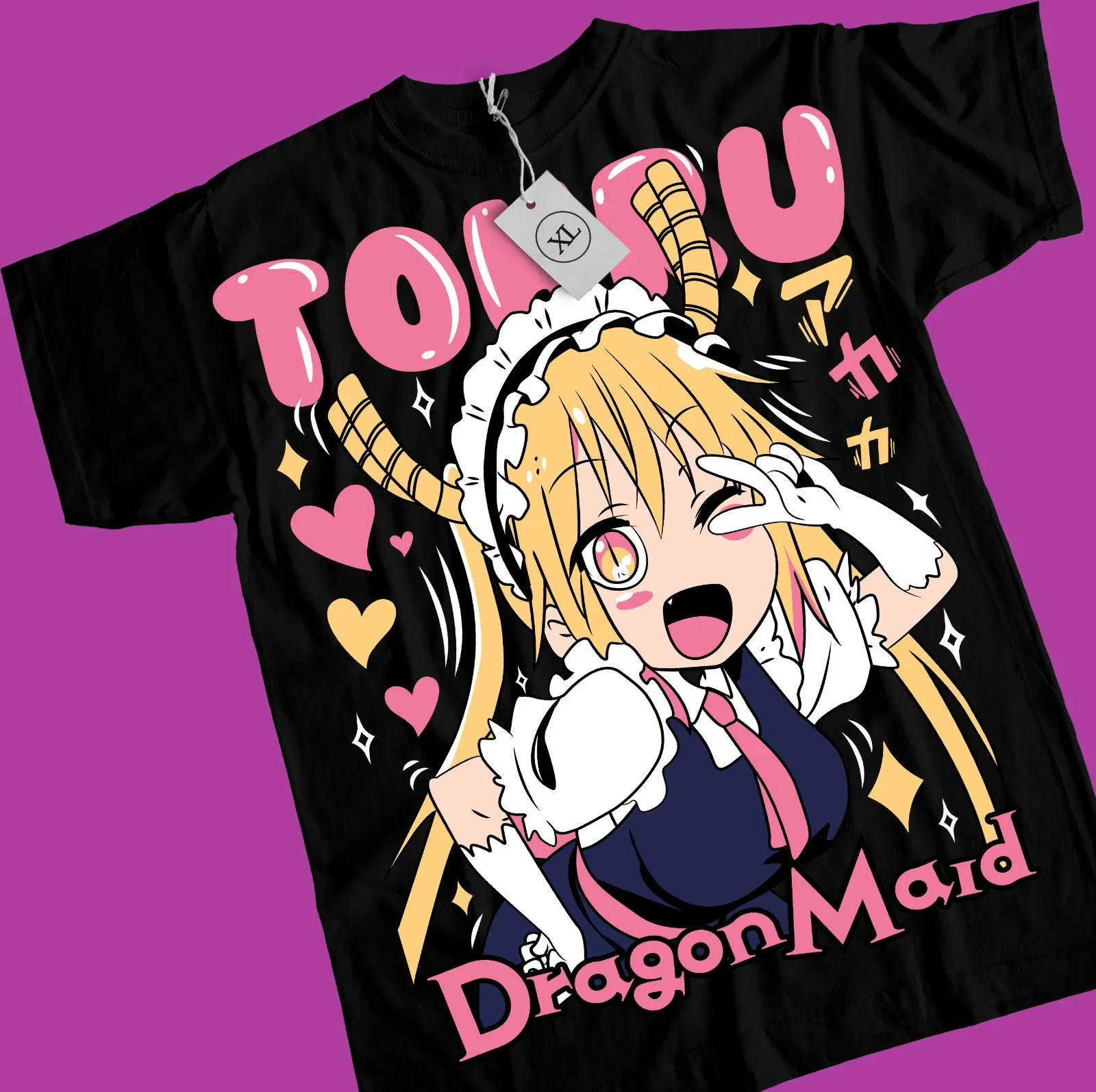 

Unisex Miss Kobayashi's Dragon Maid, Cosplay, Anime, Manga, Adult T-Shirt