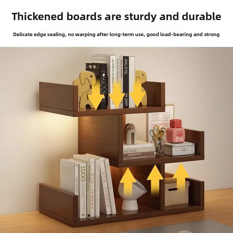 

New model Desktop Bookshelf Simple Shelf Storage Shelf Modern Simple Shelf Multi-layer Bookshelfsturdy and durable