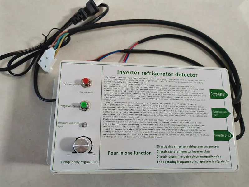 Imagem -02 - Frigorífico Reparação Solenóide Válvula Detecção Compressor Detector Tester Compressor em em Versão em Inglês