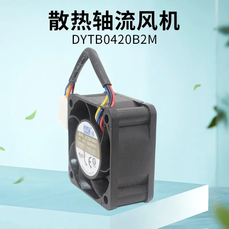 Original AVC 4020 12V 0.30A Four-Wire PWM Silent Cooling Fan for DYTB0420B2M 40 x 20 cm