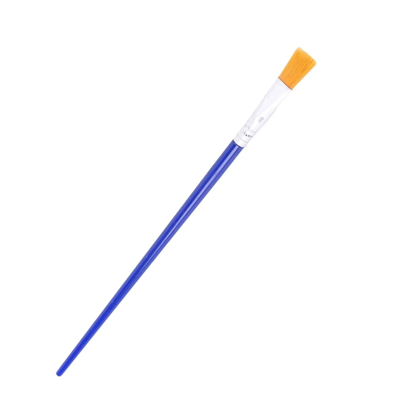 فرش طلاء مسطحة بالجملة للرسم بالتفصيل ، فرش شعر نايلون ، زيت أكريليك ألوان مائية دقيقة ، صغيرة ، من من من من من من من من من النايلون