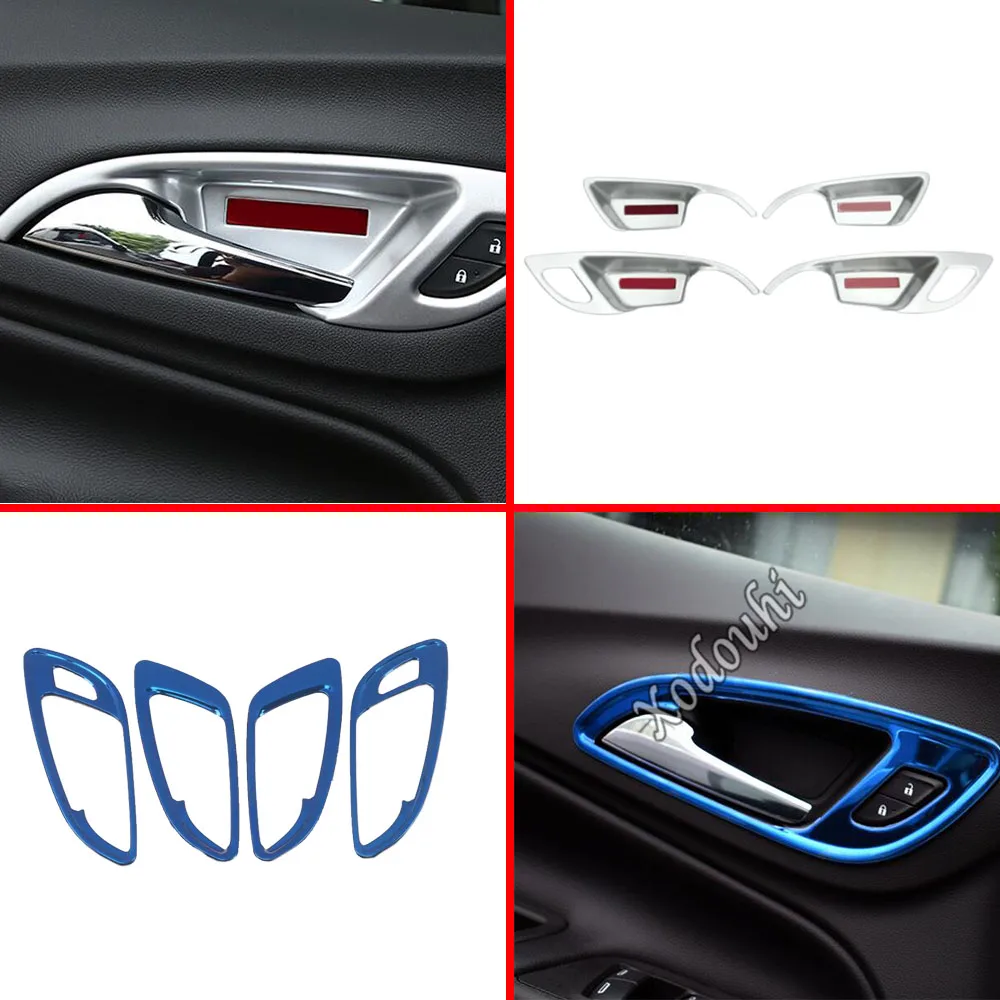 Car Styling Stick Trim Inside Door Inner Handle Bowl Armrest Frame Lamp For Chevrolet Equinox Third GE 2017 2018 2019 2020 2021