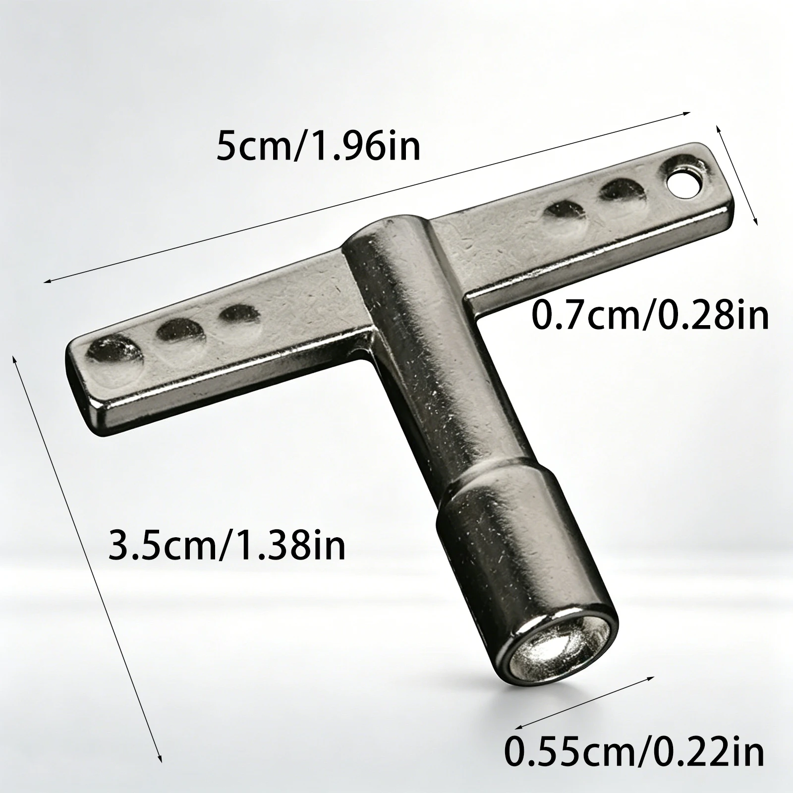 Drum Tuning Key with Keyhole, Quick Disassembly Wrench for Jazz Snare Drum Lugs, Drum Head Adjustment Tool, Drum Accessories for