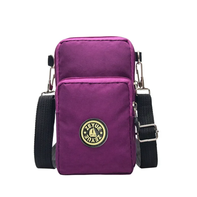 New Sports Coin Purse Crossbody Bag Multi-function Mobile Phone Handbag Foreign Trade Wrist Bag Shoulder Messenger Arm Bag