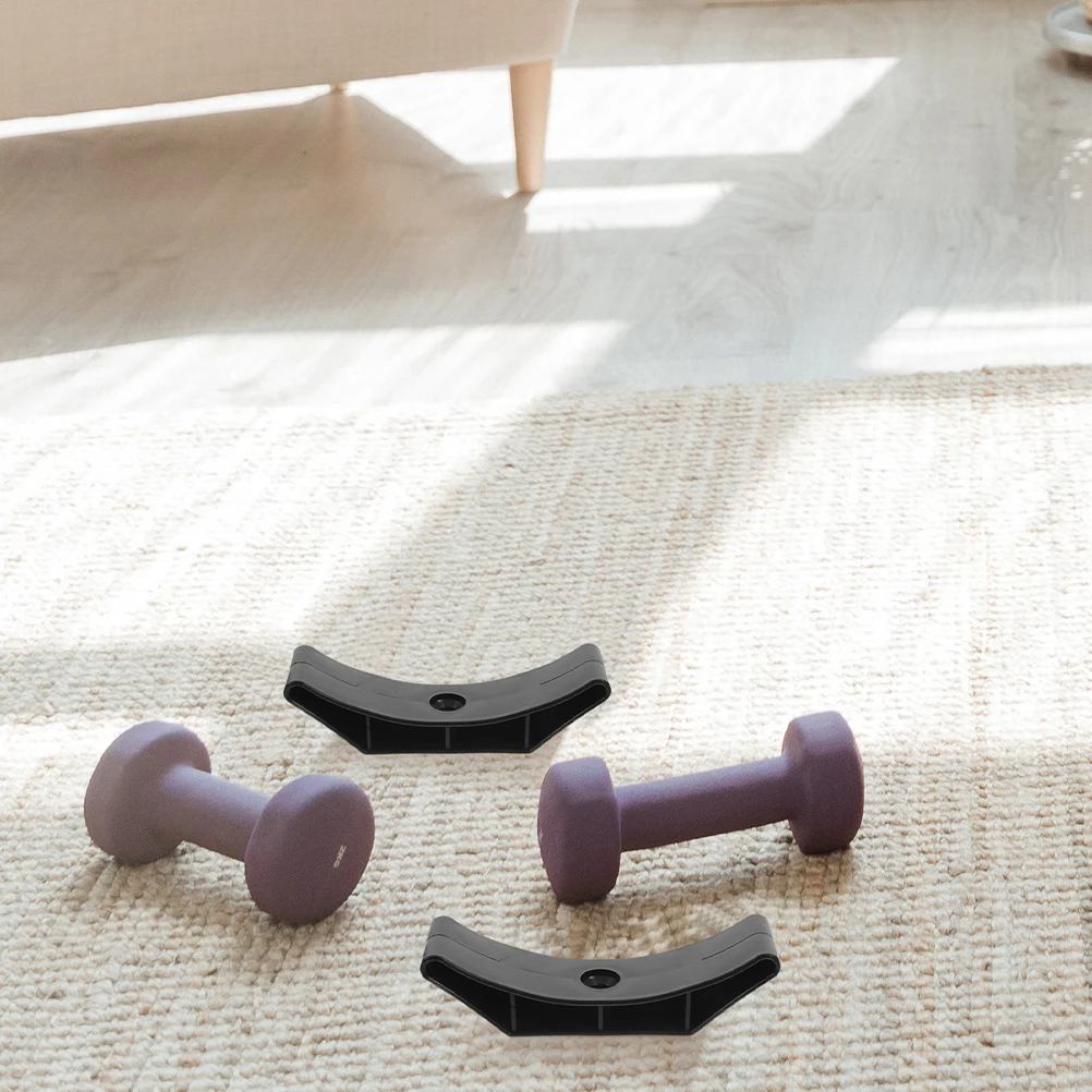 

10Pcs Dumbbell Rack Plastic Durable Practical Compact Dumbbell Holder Stand for Weight Storage Bar Cushion Weightlifting