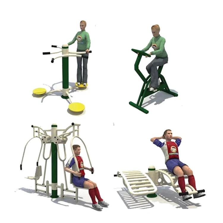 

Factory Wholesale Outdoor Fitness Equipment Steel Material Physical Exercise Machine for Body Building and Park Use for Adults