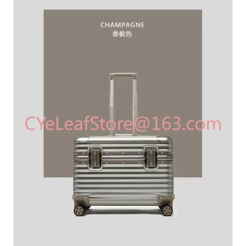 Travel Bags Business Carry On Aluminium Pilot Case Luggage Suitcases Trolley Pilot Case