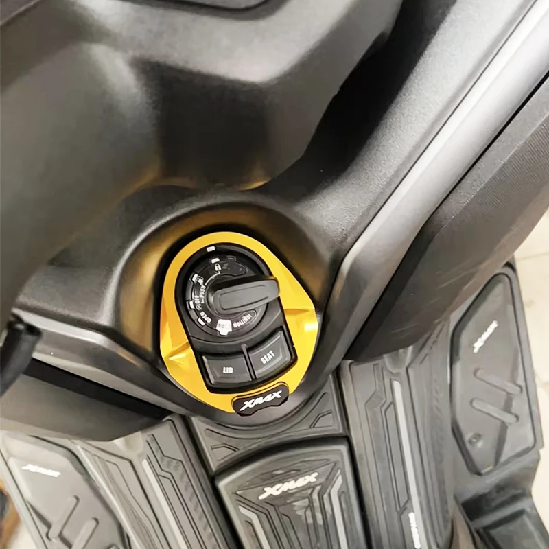 

For Yamaha XMAX300 xmax300 2023 2024 2025 2026 Motorcycle Accessories Electric Door Lock Trim Cover Door Striker Lgnition Switch