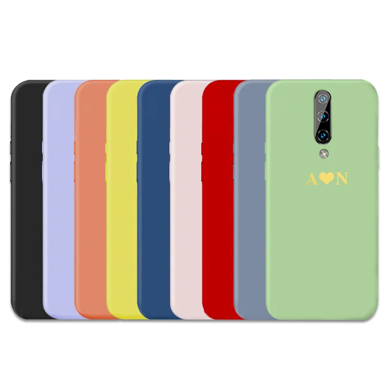 

2022 New Personalized Customizable Name Couple Phone Case For OnePlus 7 6 6T 7Pro Shatterproof Cover