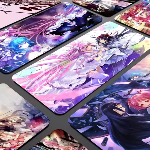 Puella Magi Madoka Magica Fashion Gamer Speed Mice Retail Small Rubber Mousepad Size For Keyboards Mat Boyfriend Gift