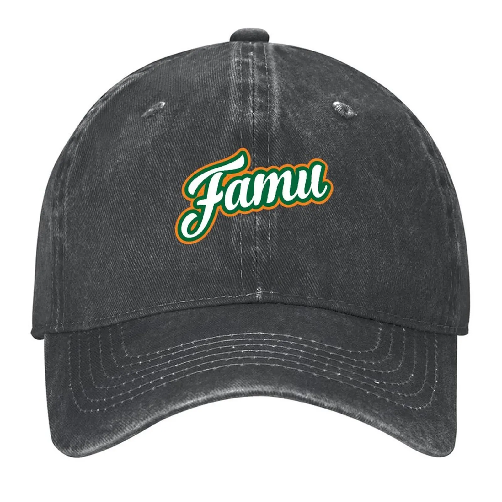 

FAMU Florida Orange and Green A&M Pride Rattler Baseball Cap Fishing cap luxury woman cap New Hat Icon Sun Hats For Women Men's
