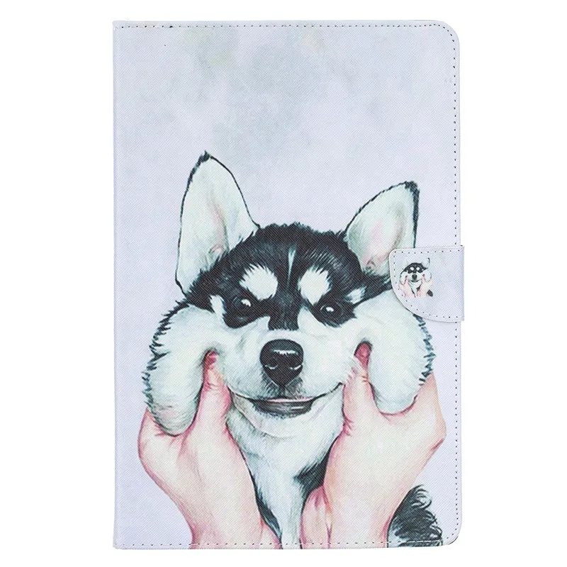 Tablet For Funda Samsung Galaxy Tab A7 Case SM T500 T505 Cute Puppy Cat Unicorn Leather Cover For Coque Galaxy Tab A7 Case 2020