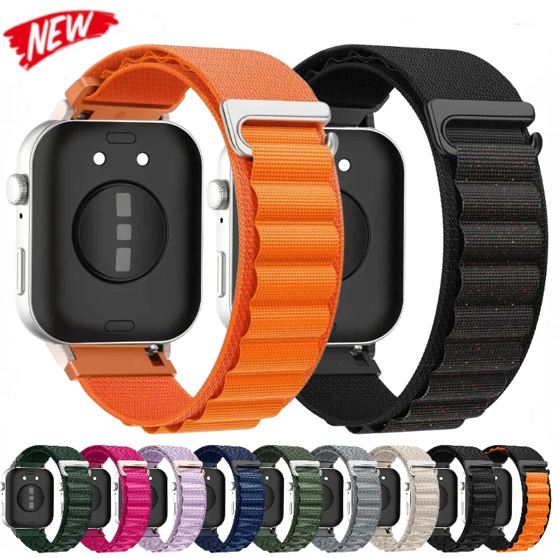 Alpine Loop Strap for Huawei Watch Fit 4/3 Nylon Adjustable Breathable Wristband for Huawei Watch Fit 4 Pro Bracelet Accessories