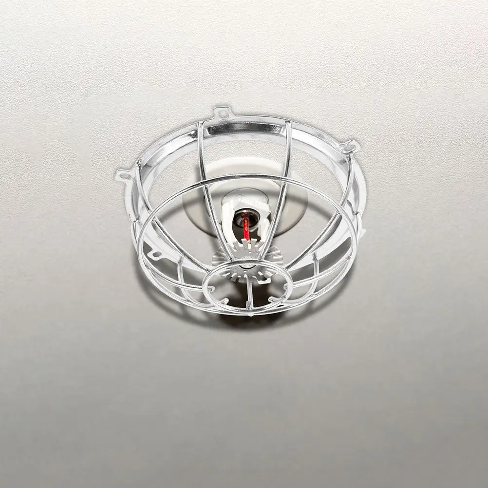 

2Pcs Heavy Duty Cover Transducer Guard for Indoor Fire Alarms Sprinkler Protector Cage Decorative Shield