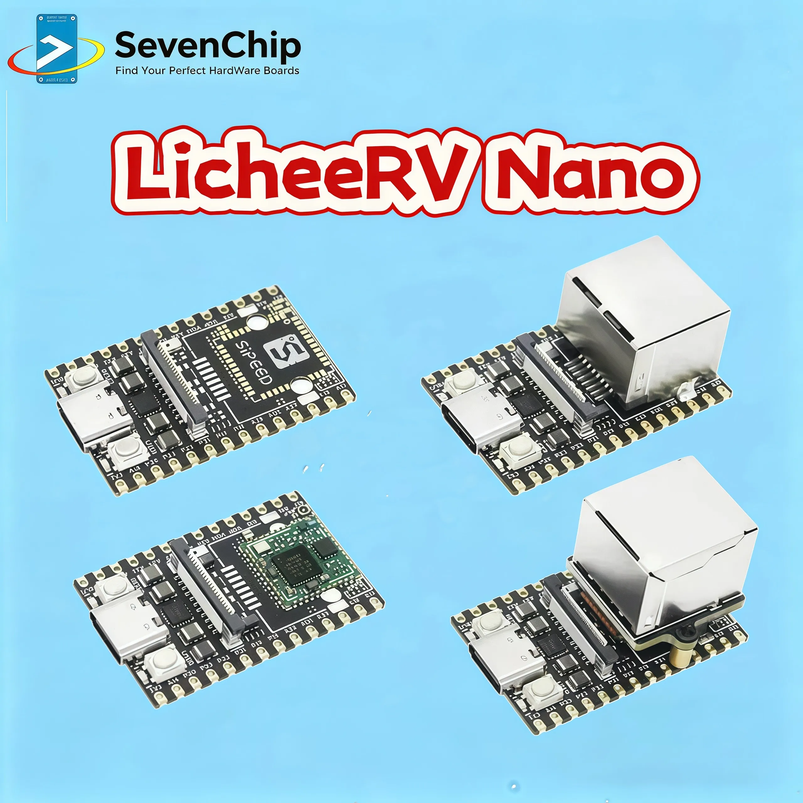 Sipeed LicheeRV Nano SG2002 WIFI6 Ethernet AI Visual RISCV (Beta Version) Lichee Your Geek Heart