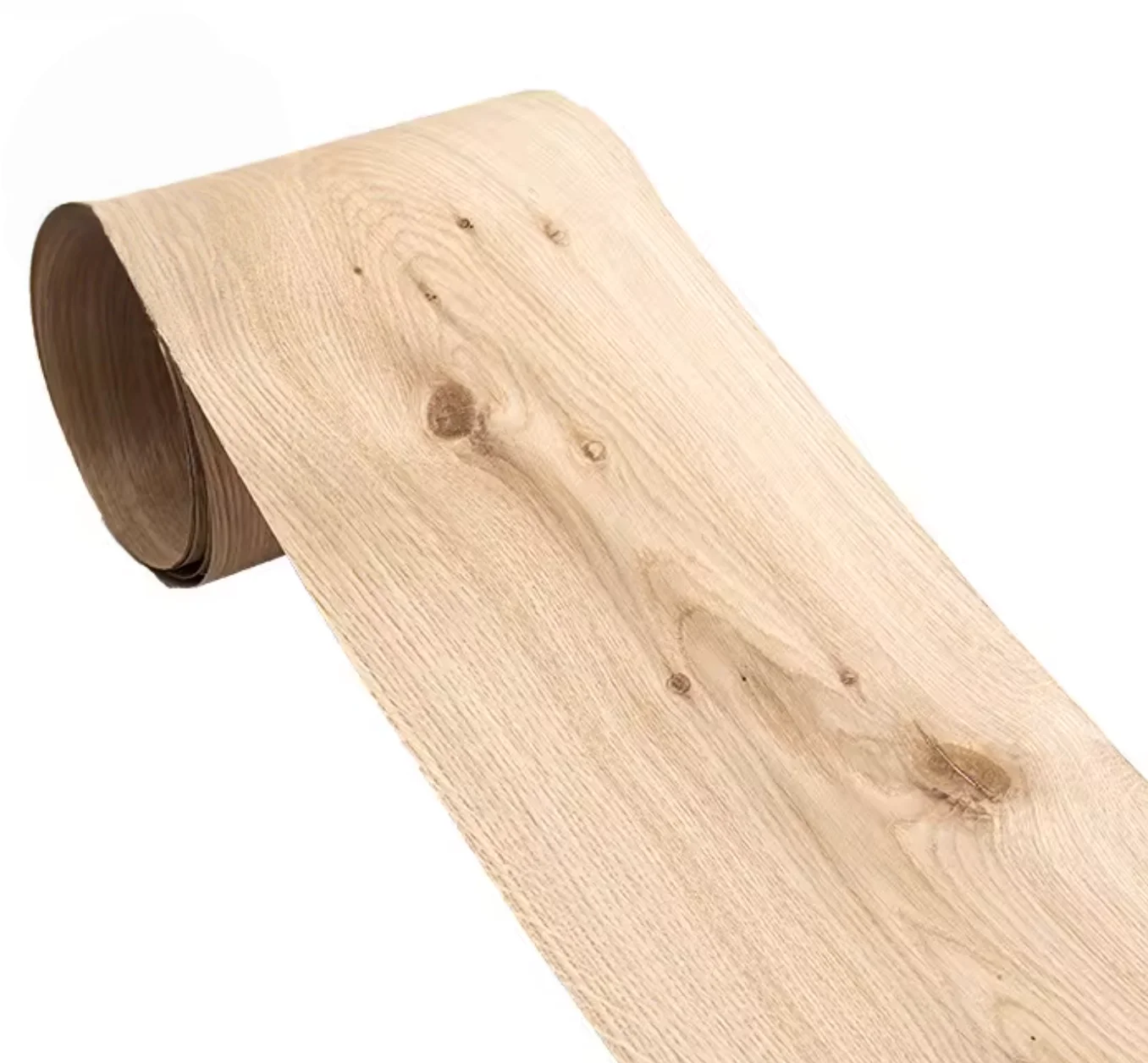 Thickness:0.5mm Natural Oak knotty Wood Veneer Sheets Interior Design Material Marquetry Veneer image 3