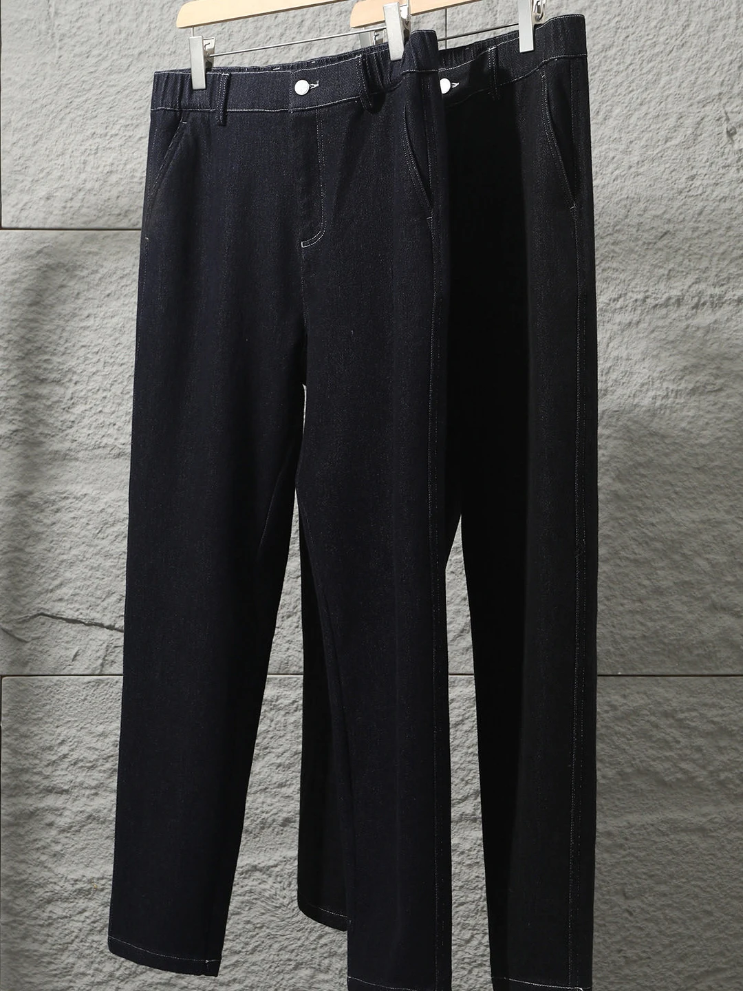 

Джинсы оригинального цвета, винтажные двусторонние YKK Fce 48, хлопковая смесь f, длинные брюки с эластичной резинкой на талии, модная мужская одежда