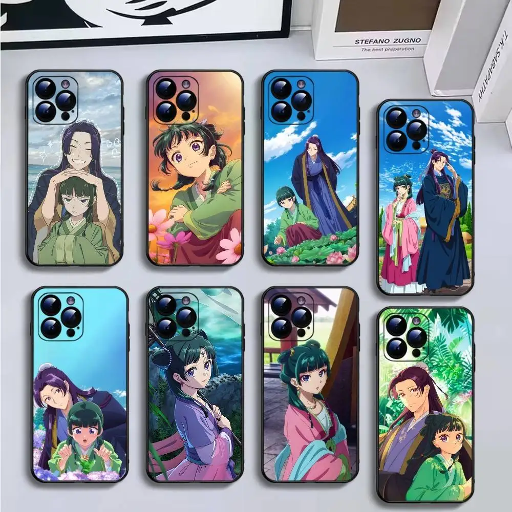 

The A-Apothecary Diaries Phone Case For iPhone16,15,14,13,12,11 Plus,Pro Max,XS,X,XR,SE,Mini,8,7,Soft Black Cover