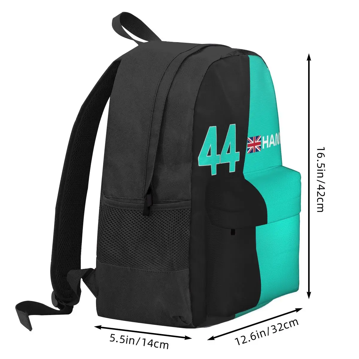 F1 Lewis Hamilton Mercedes AMG Backpacks Boys Girls Bookbag Children School Bags Cartoon Travel Rucksack Shoulder Bag