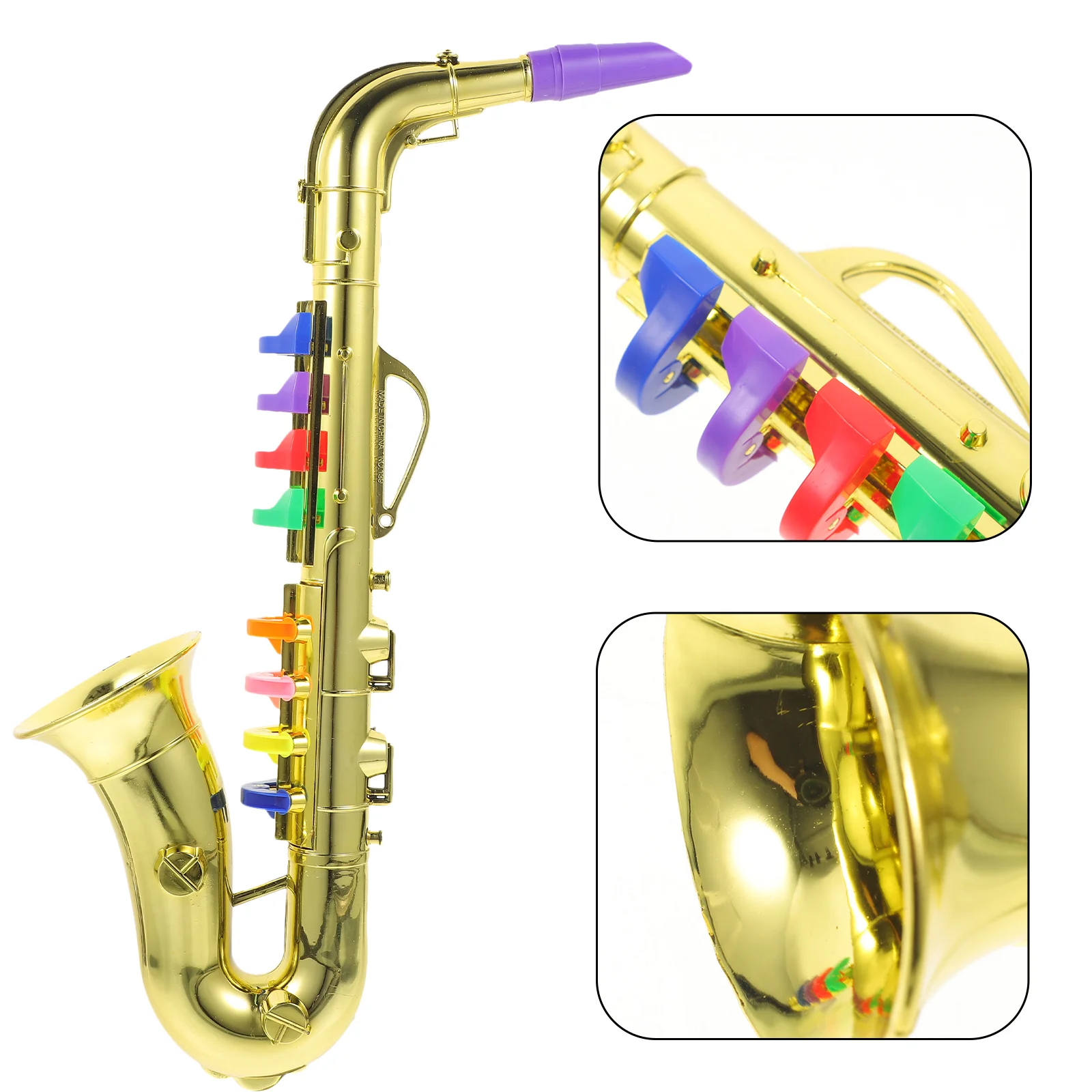 Children's Wind Instrument Toys Sax Plastic Kids Educational Saxophone Plaything Trumpet Musical