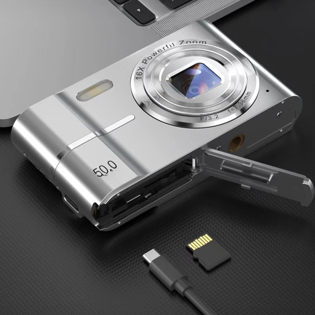 Chinese and English version 50 million pixel high definition ordinary digital camera, home selfie card machine