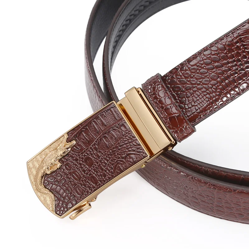 

Solid color men's belt automatic buckle clothing jeans accessories men's fashionable high-quality belt