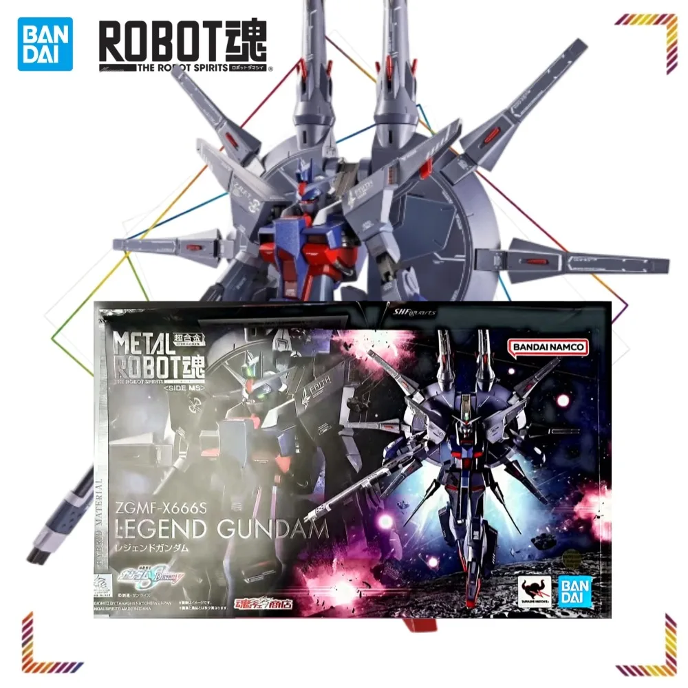 Figuras de Acción BANDAI METAL ROBOT Spirits Legend Gundam, Colección de Anime Gundam SEED DESTINY, Modelo Terminado, Muñeco de Juguete de Regalo