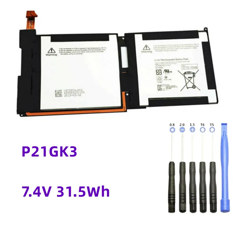 Mới P21GK3 Pin Dành Cho Laptop SAMSUNG SDI Microsoft Surface RT 1516 Máy Tính Bảng 21CP4/106/96 7.4V 31.5wh/4120MAh