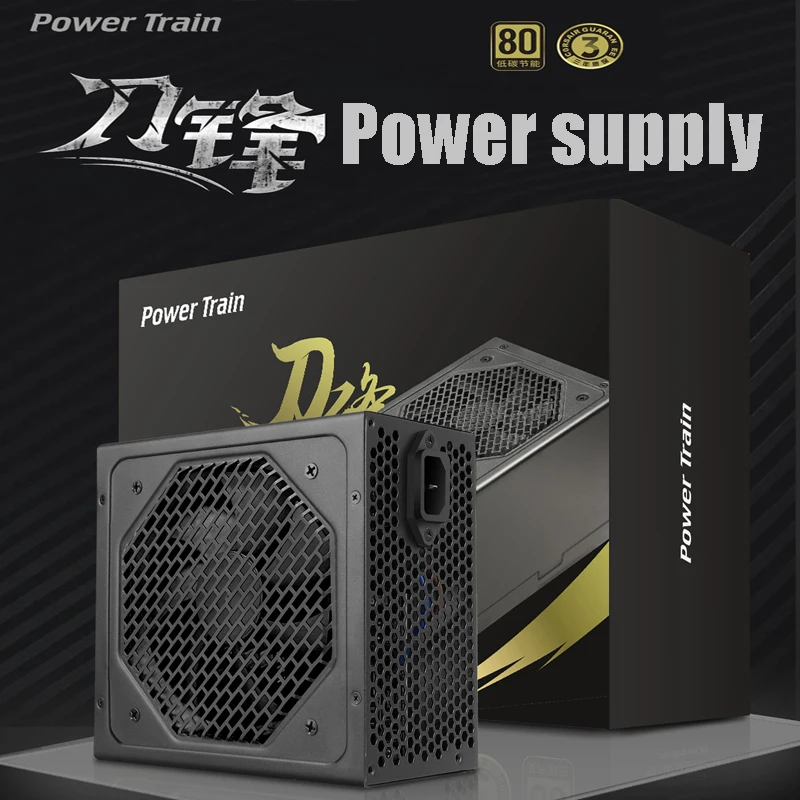 

Power Train Power Supply Unit 300W 400W 500W 600W 700W 800W Gaming 120mm RGB Fan 220V ATX Desktop computer Power Supply for BTC