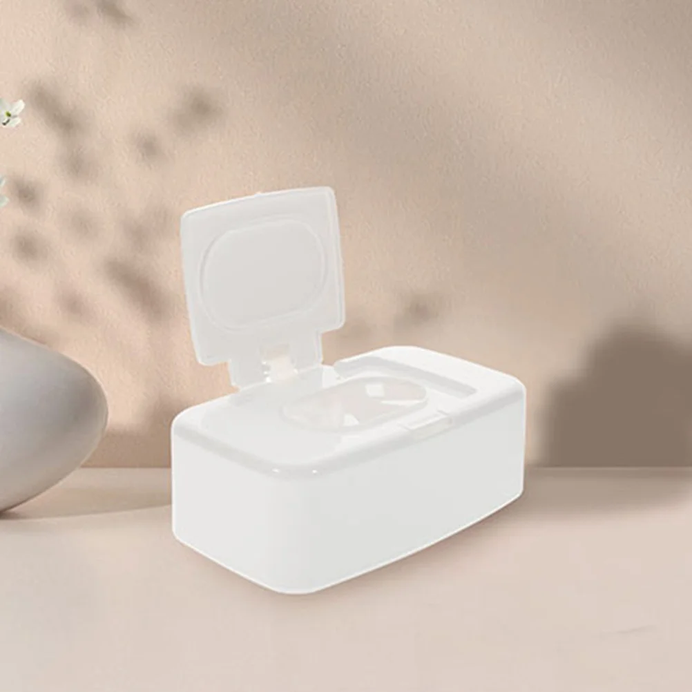 

3pcs Portable Wipes Dispenser Compact Wet Tissue Box Durable Plastic Wipe Holder For Travel Diaper Bag Stroller Household