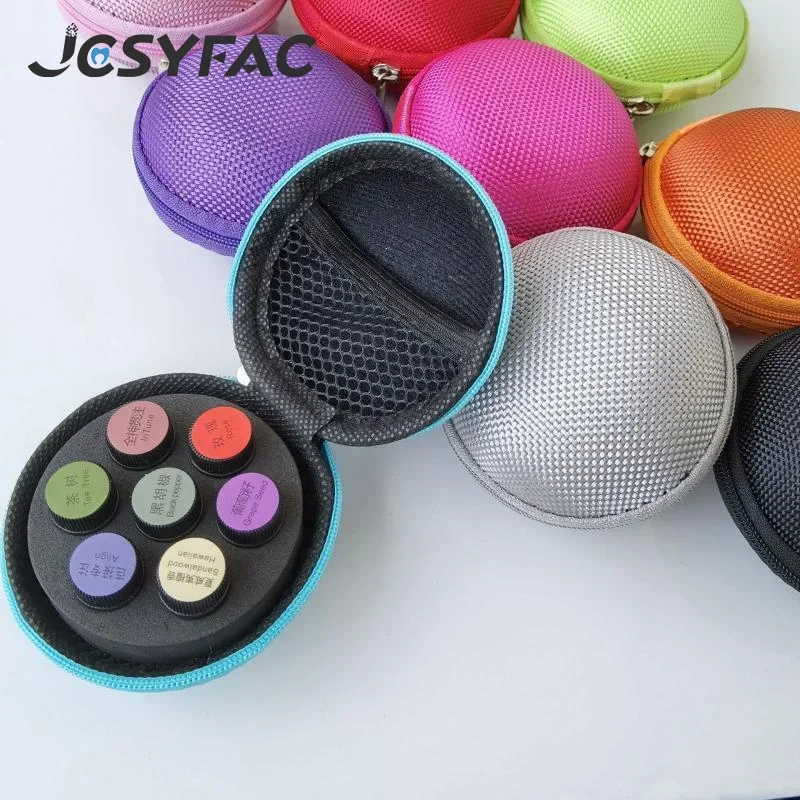 

7 Slots 2ML Essential Oil Case Perfume Oil Bag Essential Oil Box Travel Organizer Perfume Hanging Carrying Holder Storage Bag