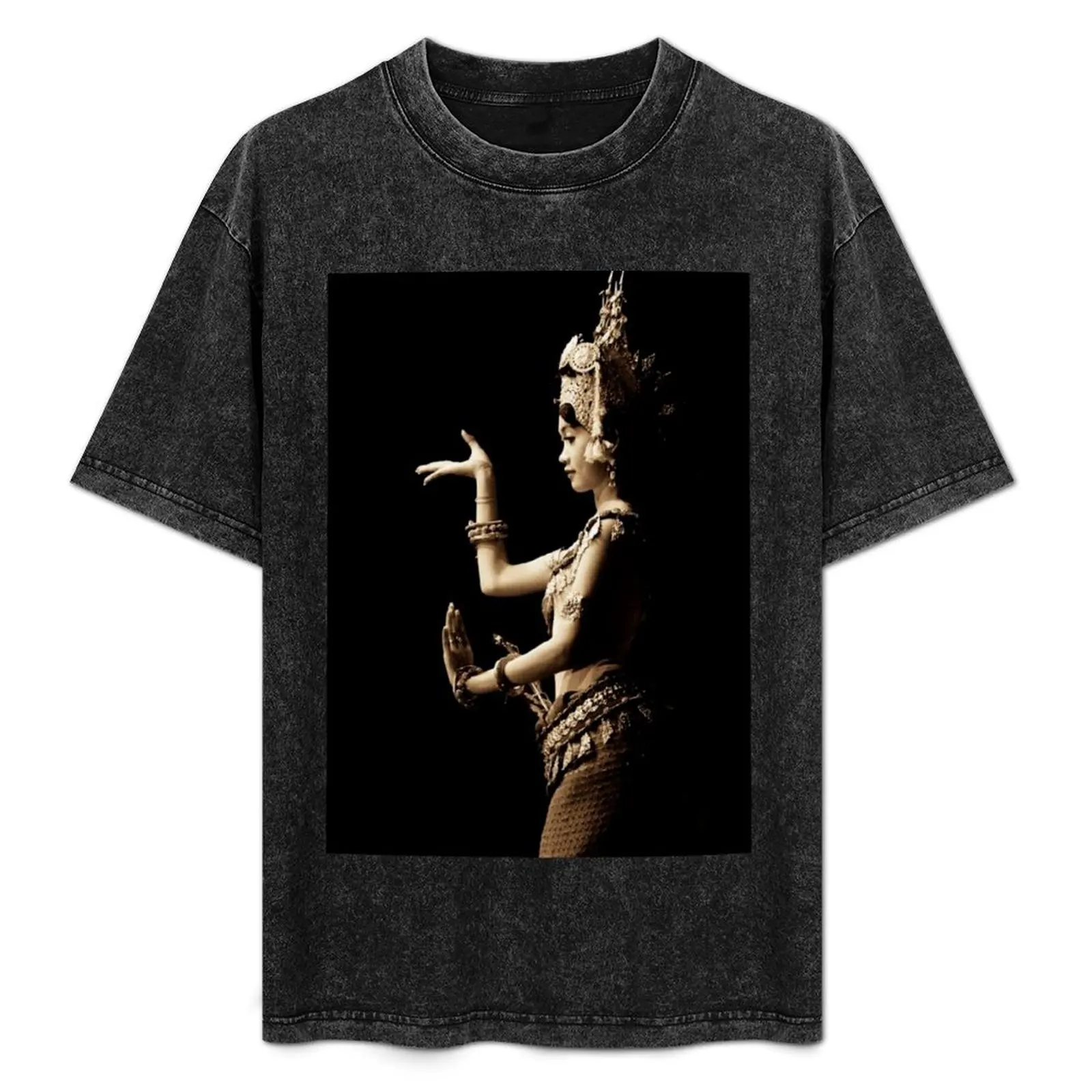 

Cambodian Dancer - Aspara Khmer - 02 T-Shirt Sporty Breathable Short Sleeve T-Shirt