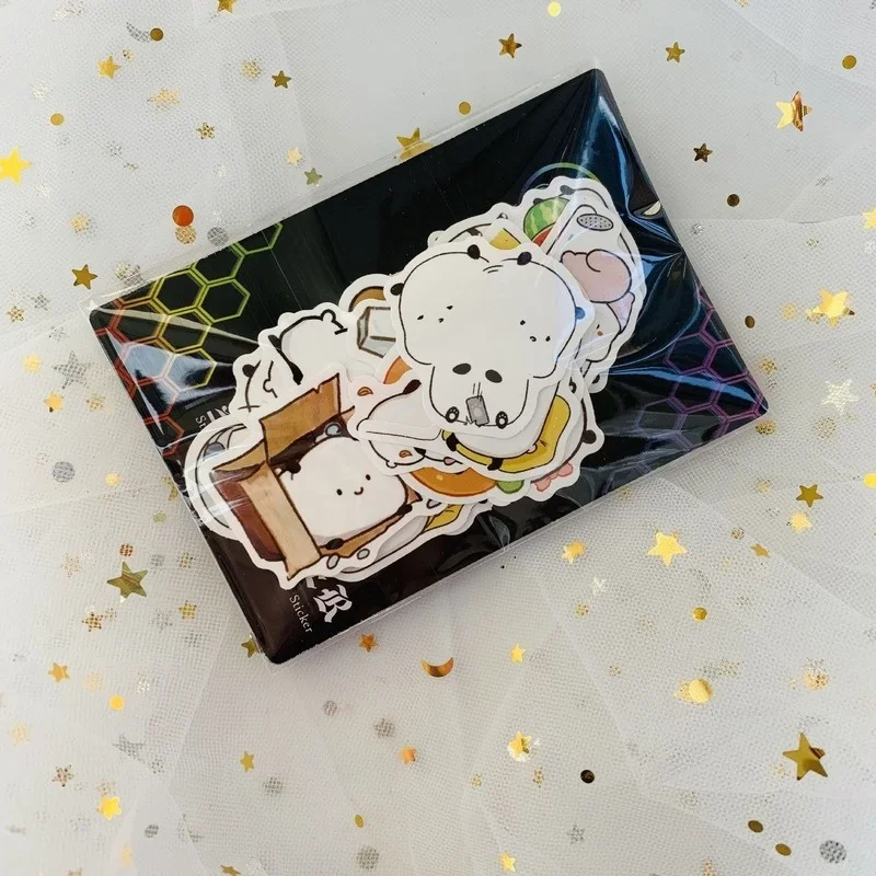 1Sets=38PCS Cute Cartoon Emoticon Pack Stickers Refrigerator Notebook Waterproof Graffiti PVC Stickers