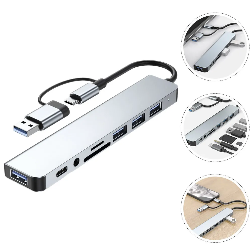 Hub Adapter Laptop USB Halloween Christmas Programmer Professional Programmable Office Worker Graphic Design Typec