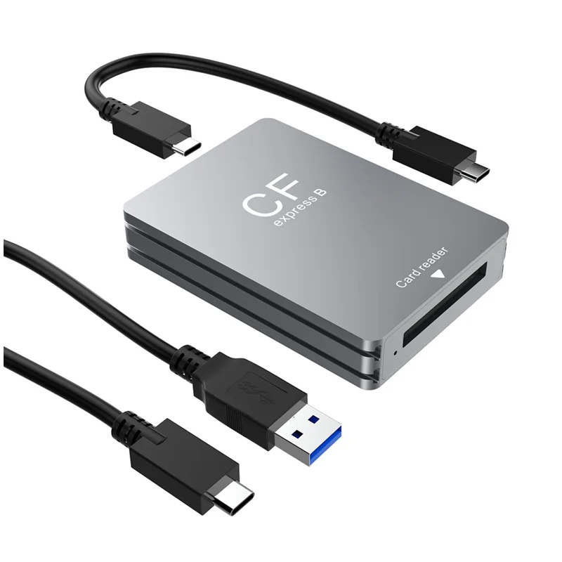 A13E-Cfexpress Type B Card Reader USB3.2 Gen2 10Gbps Cfexpress Reader Memory Card Adapter With USB C To USB C/A Cable