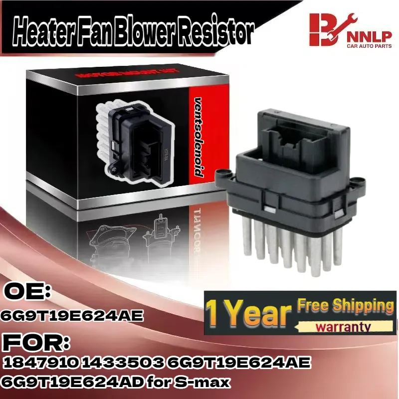 

Резистор вентилятора отопителя 1847910 1433503 6G9T19E624AE 6G9T19E624AD для S-max