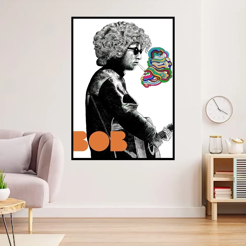 Singer Bob Dylan Shadow Kingdom Poster Prints Wall Painting Bedroom Living Room Decoration Office Small